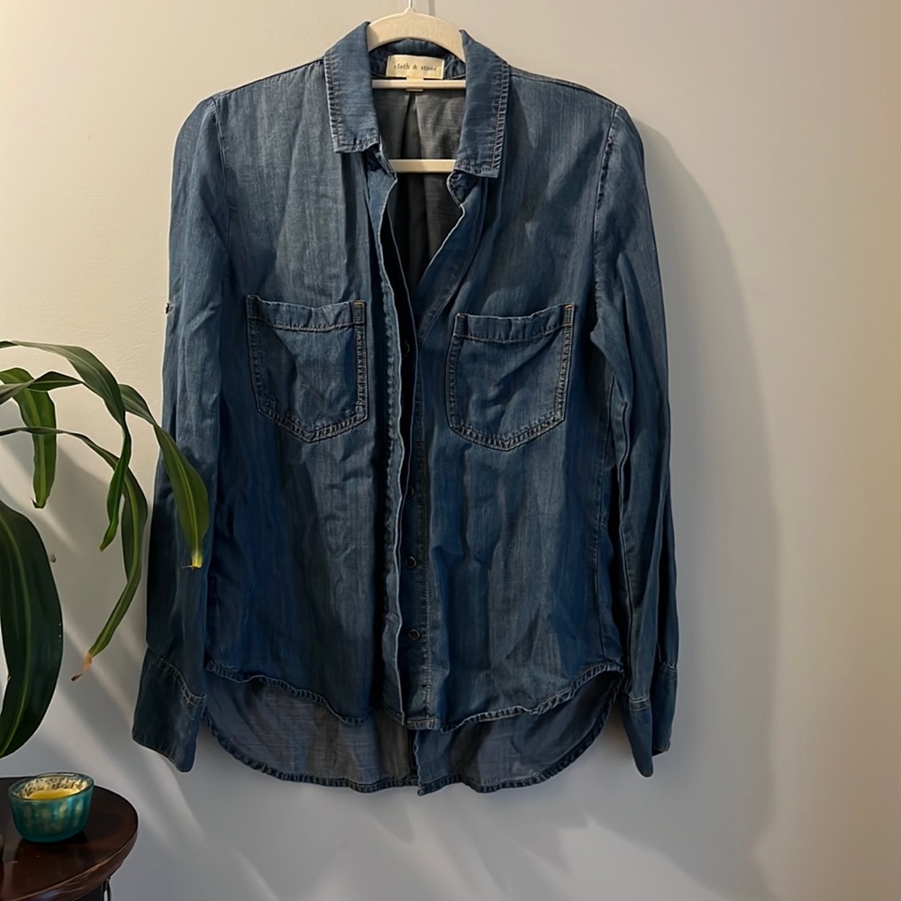 Anthropology | Cloth & Stone | denim button down